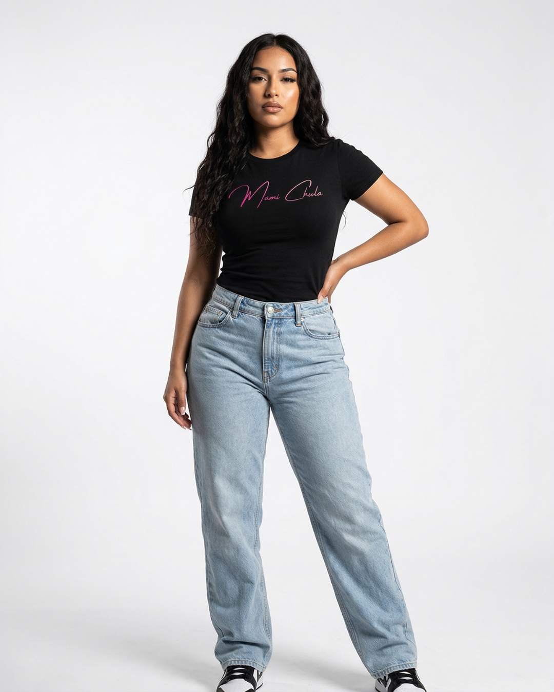 Fitted Short-Sleeve Tee - Pink