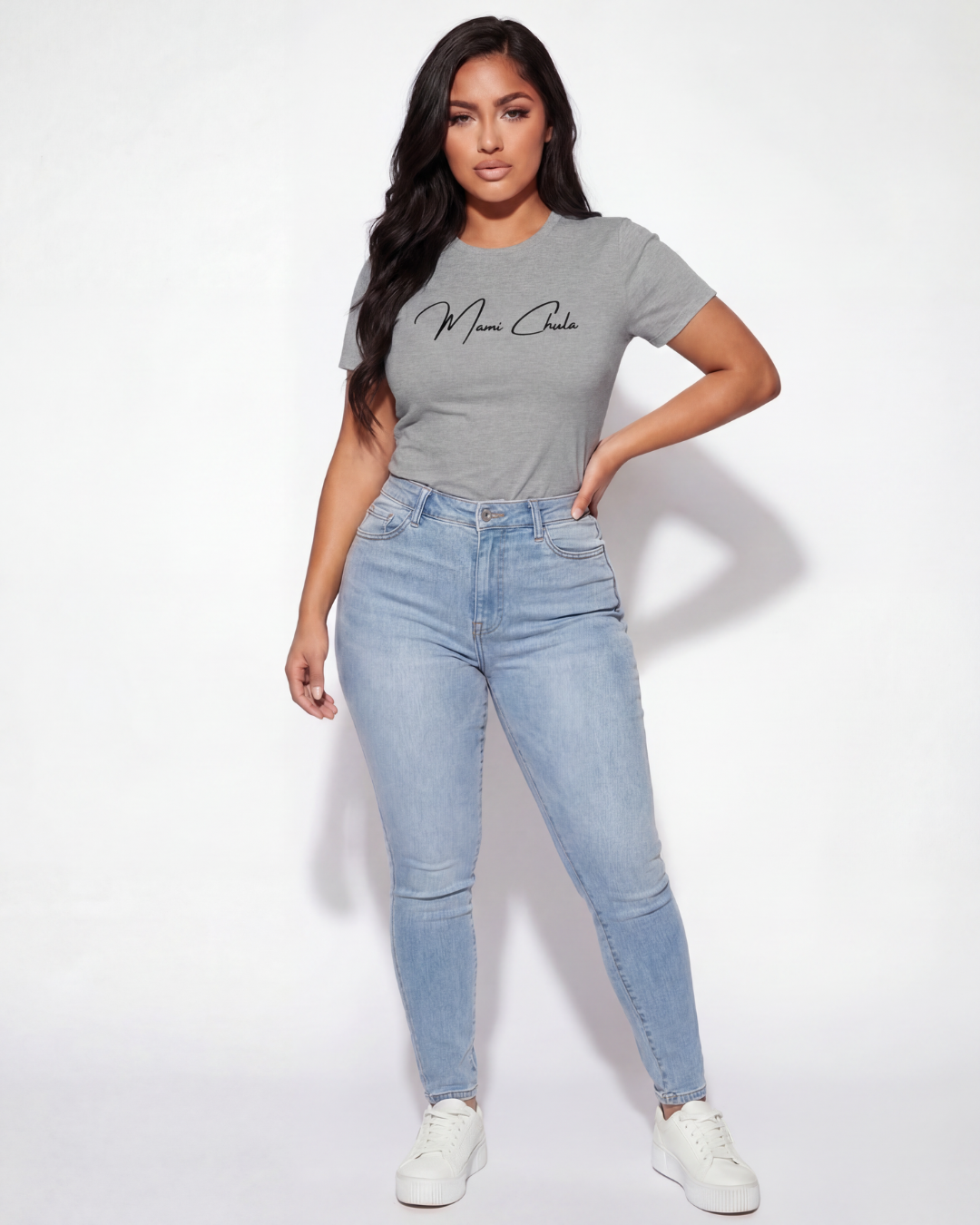 Fitted Short-Sleeve Tee - Black