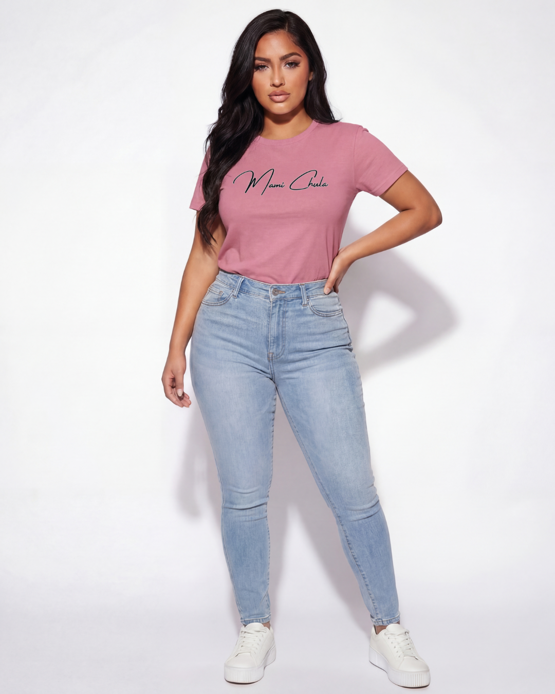Fitted Short-Sleeve Tee - Black