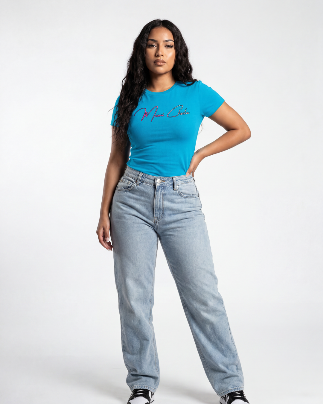 Fitted Short-Sleeve Tee - Pink