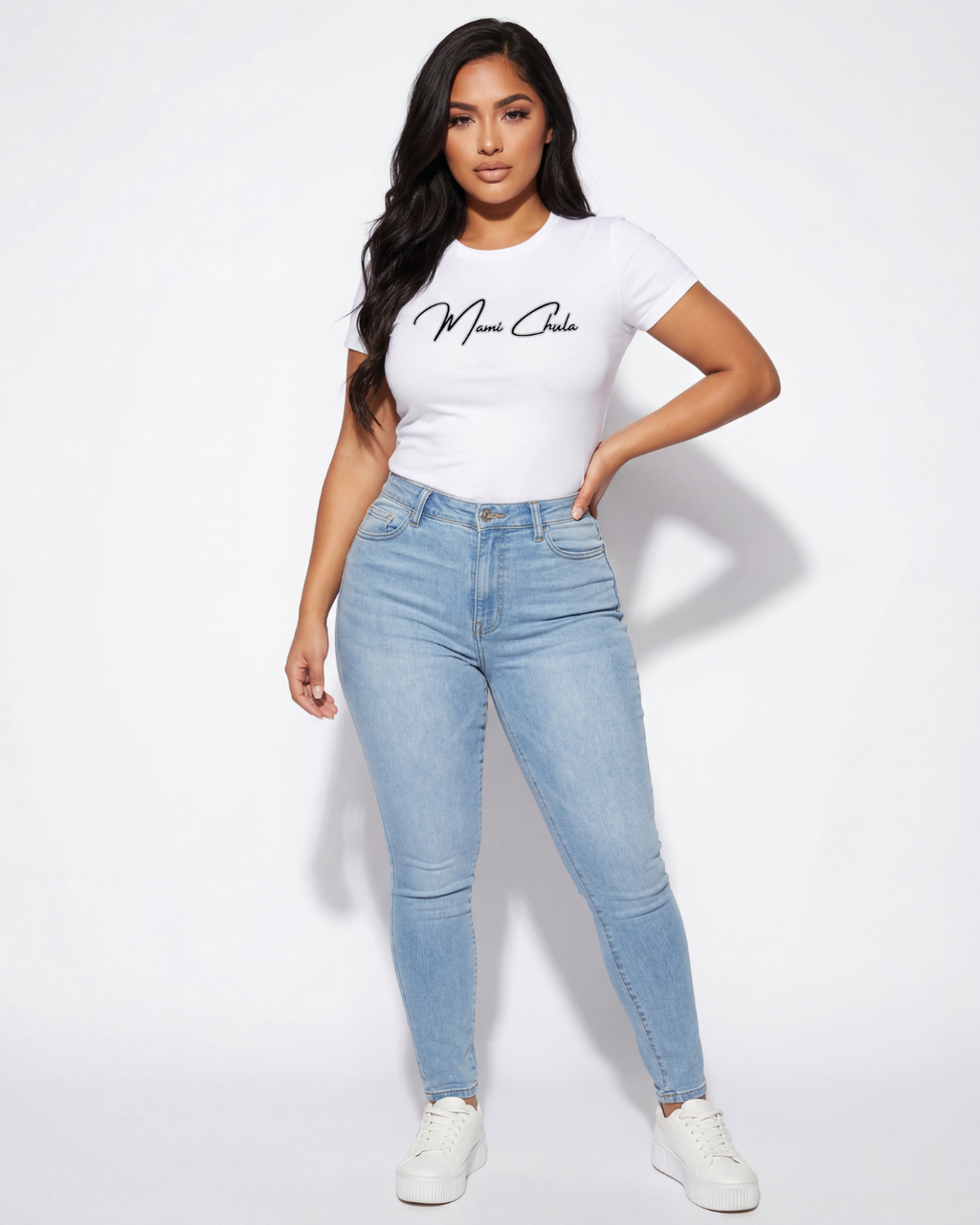 Fitted Short-Sleeve Tee - Black