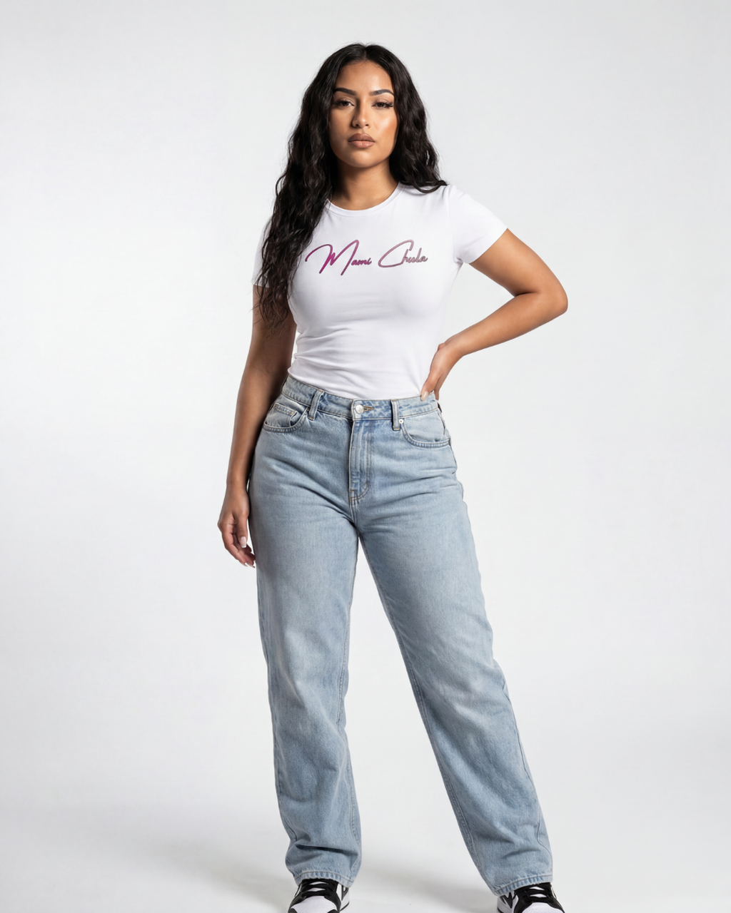 Fitted Short-Sleeve Tee - Pink